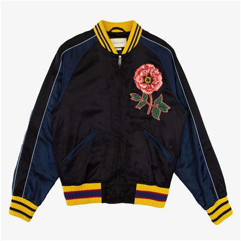 gucci l'aveugle par amour bomber jacket|2016 L'Aveugle Par Amour Bomber Jacket .